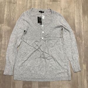 NWT BCBGMAXAZRIA Angora Wool Blend‎ Lightweight Tunic Sweater